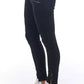 Frankie Morello Black Cotton Pant