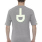 Gray Cotton Men T-Shirt