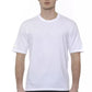 White Cotton Men T-Shirt