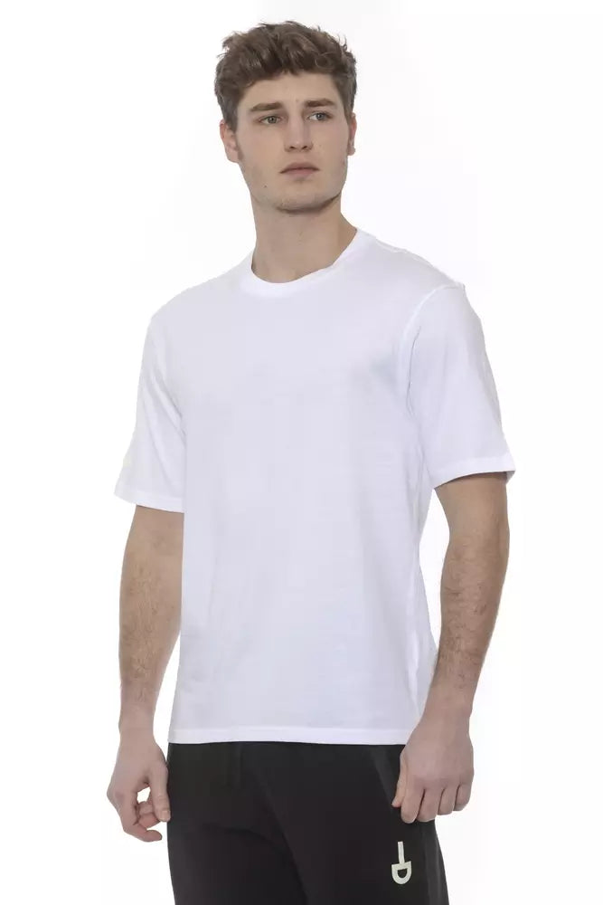Weißes Herren-T-Shirt aus Baumwolle