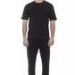 Black Cotton Men T-Shirt