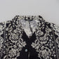 Elegantes Satin-Blumen-Barockhemd