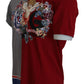 T-Shirt mit Rundhalsausschnitt und Blumenengeln