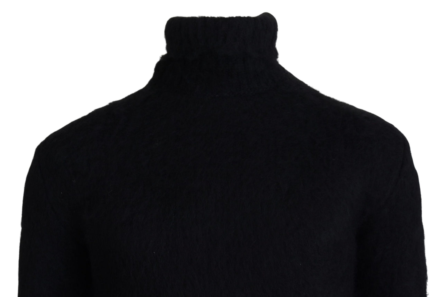 Splendido maglione girocollo nero e oro