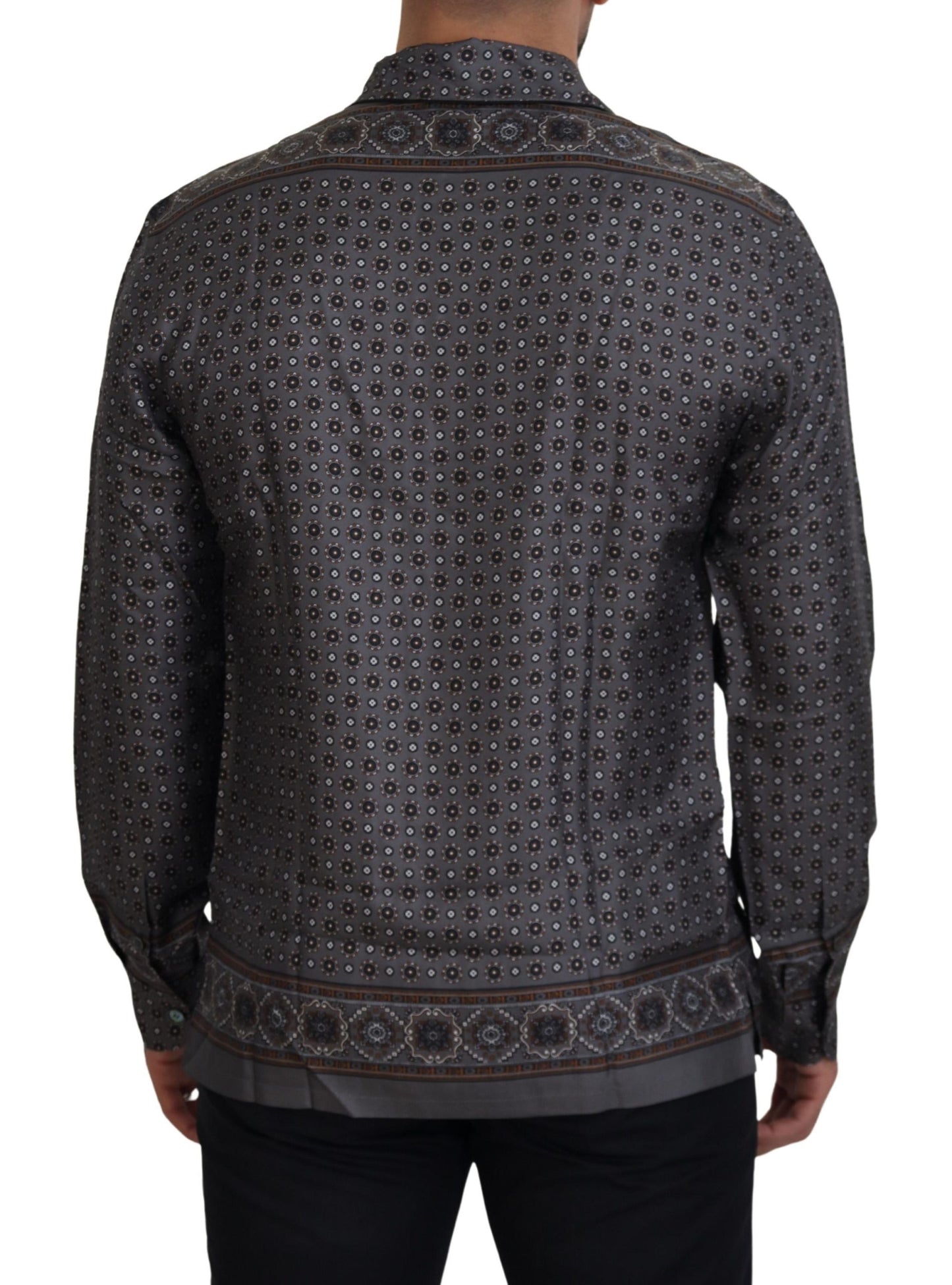 Elegantes Barockhemd aus Seidensatin