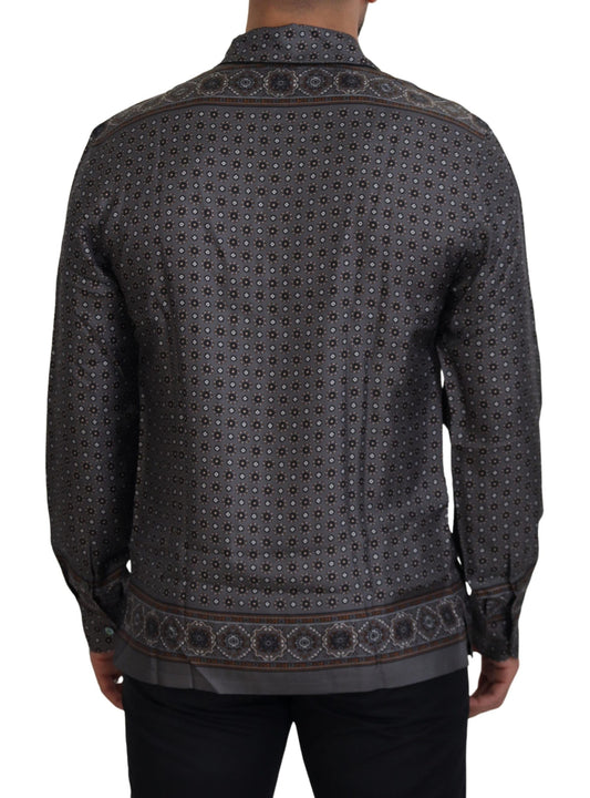 Elegantes Barockhemd aus Seidensatin