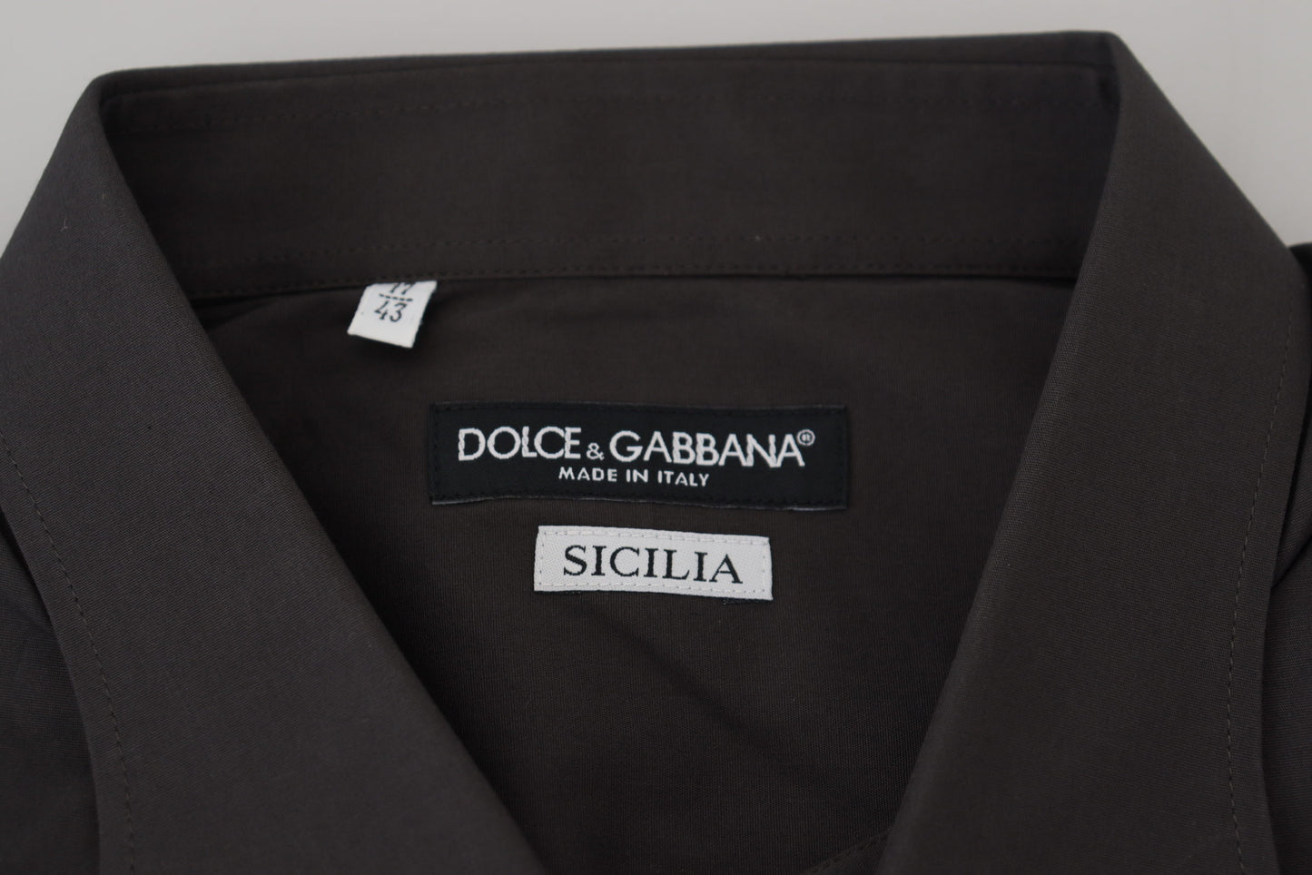 Elegantes, graues Slim Fit-Hemd „Sicilia“