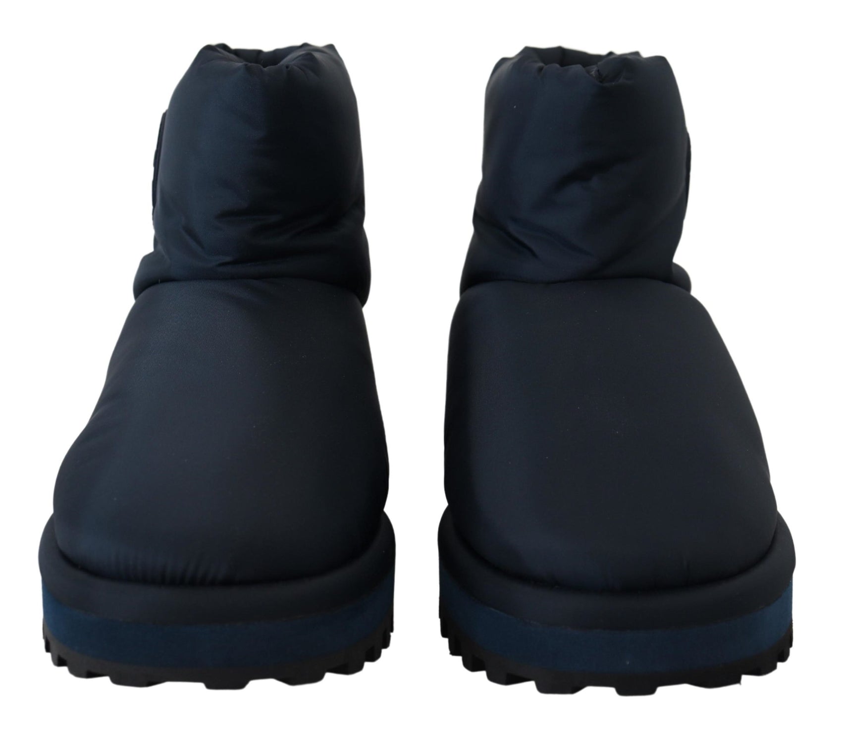 Elegante knöchelhohe blaue Stiefel für einen anspruchsvollen Stil