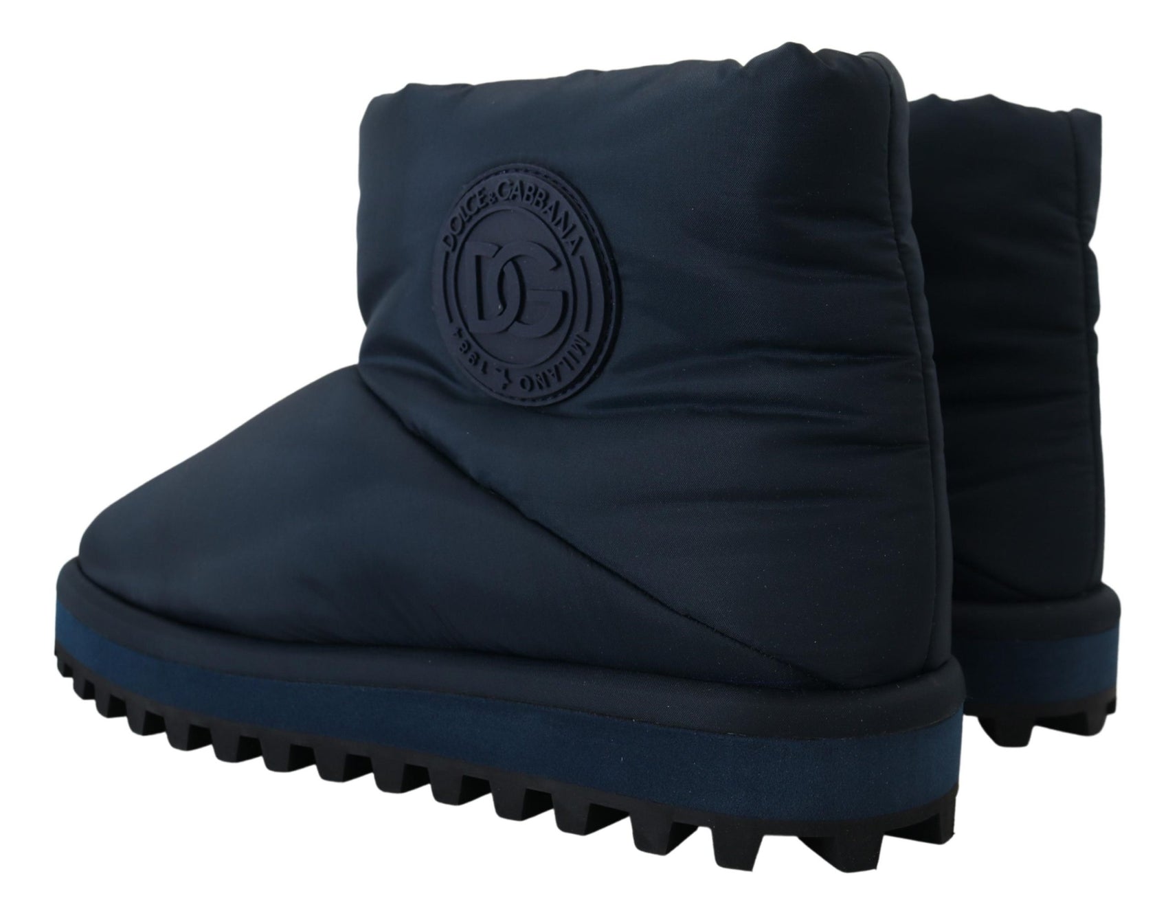 Elegante knöchelhohe blaue Stiefel für einen anspruchsvollen Stil