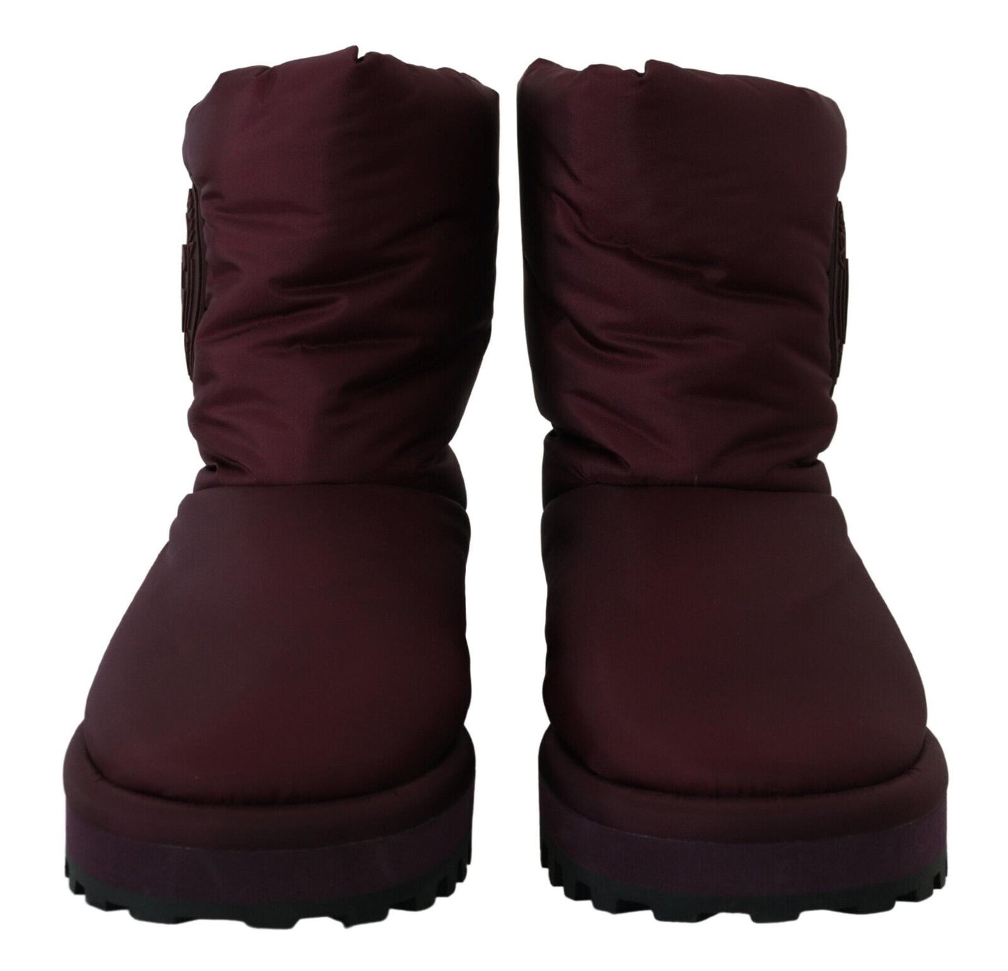 Elegante bordeauxrote Stiefeletten mit halbhohem Schaft