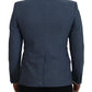 Elegant Blue Single Breasted Sport Blazer