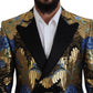 Elegant Floral Evening Party Blazer