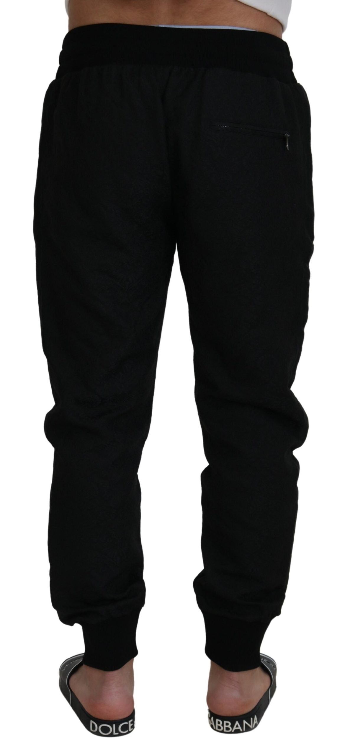 Elegante schwarze Jogginghose für den modernen Mann