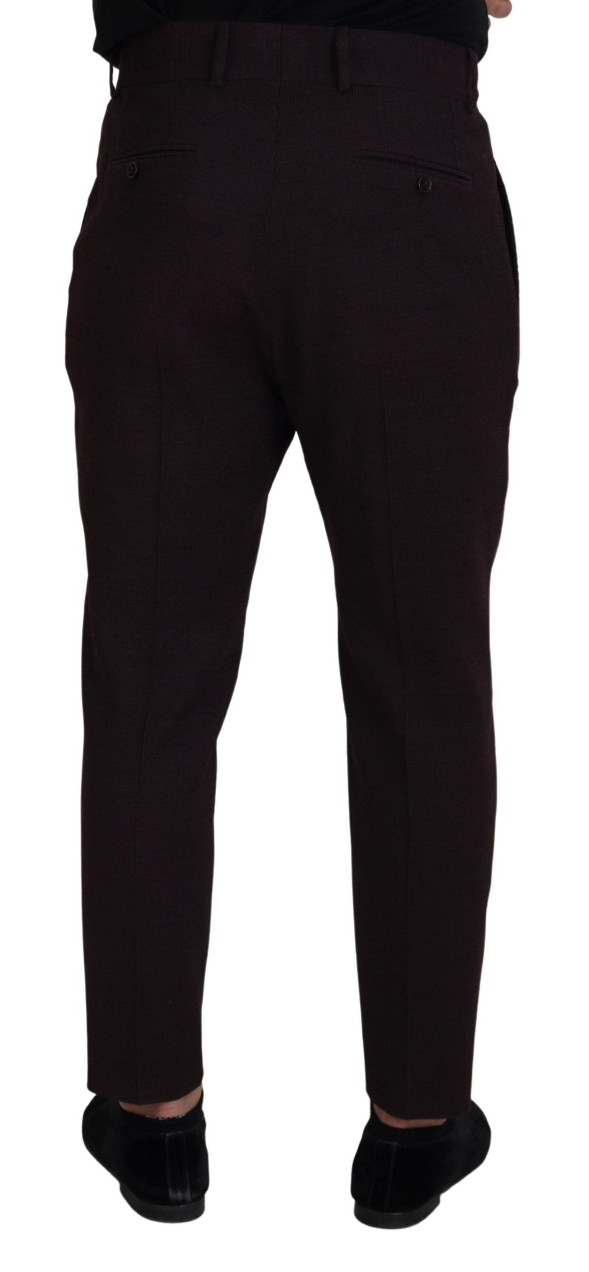 Elegante braune Hose aus Baumwollmischung