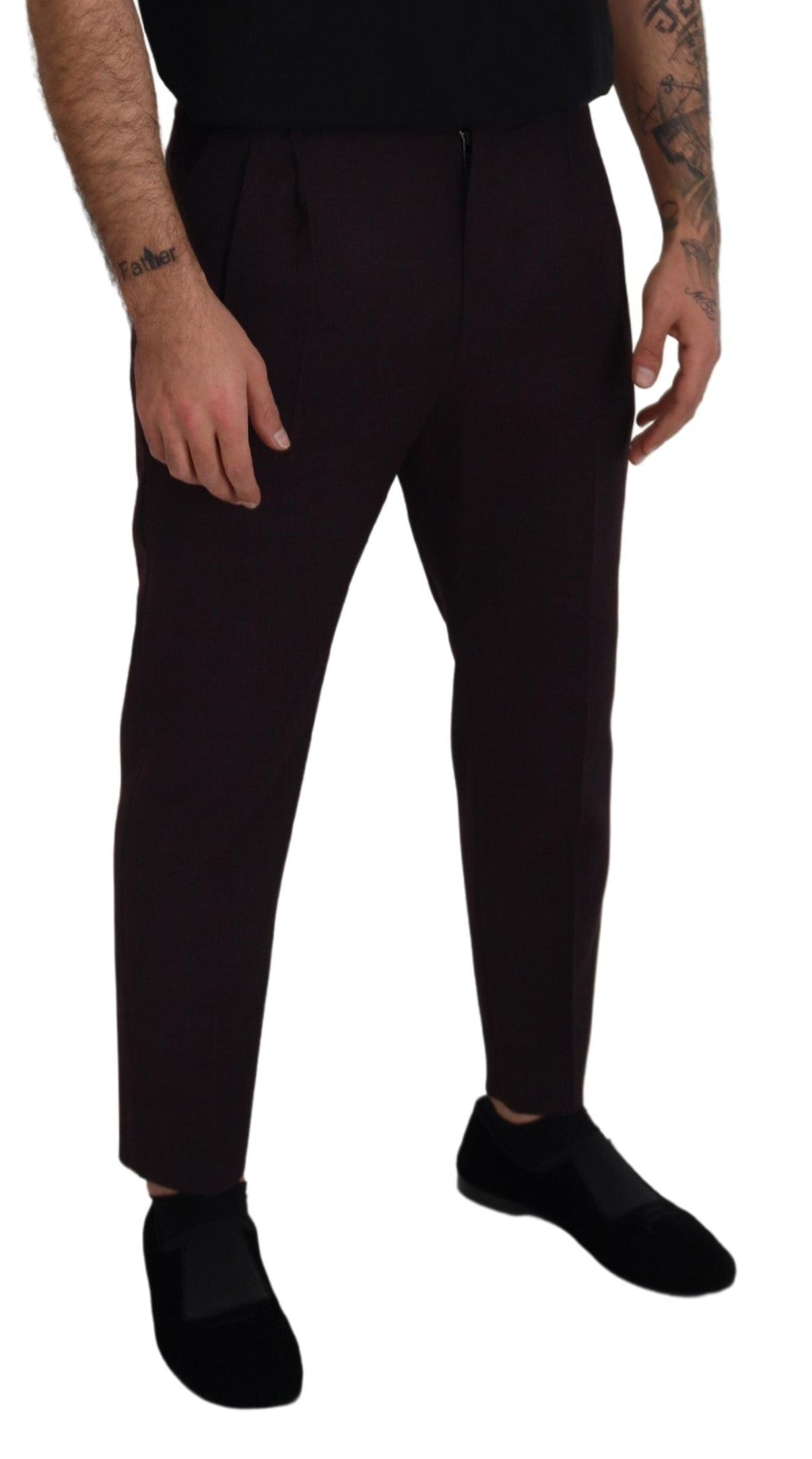 Elegante braune Hose aus Baumwollmischung