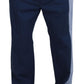 Elegante blaue Baumwoll-Mix-Hose für Herren