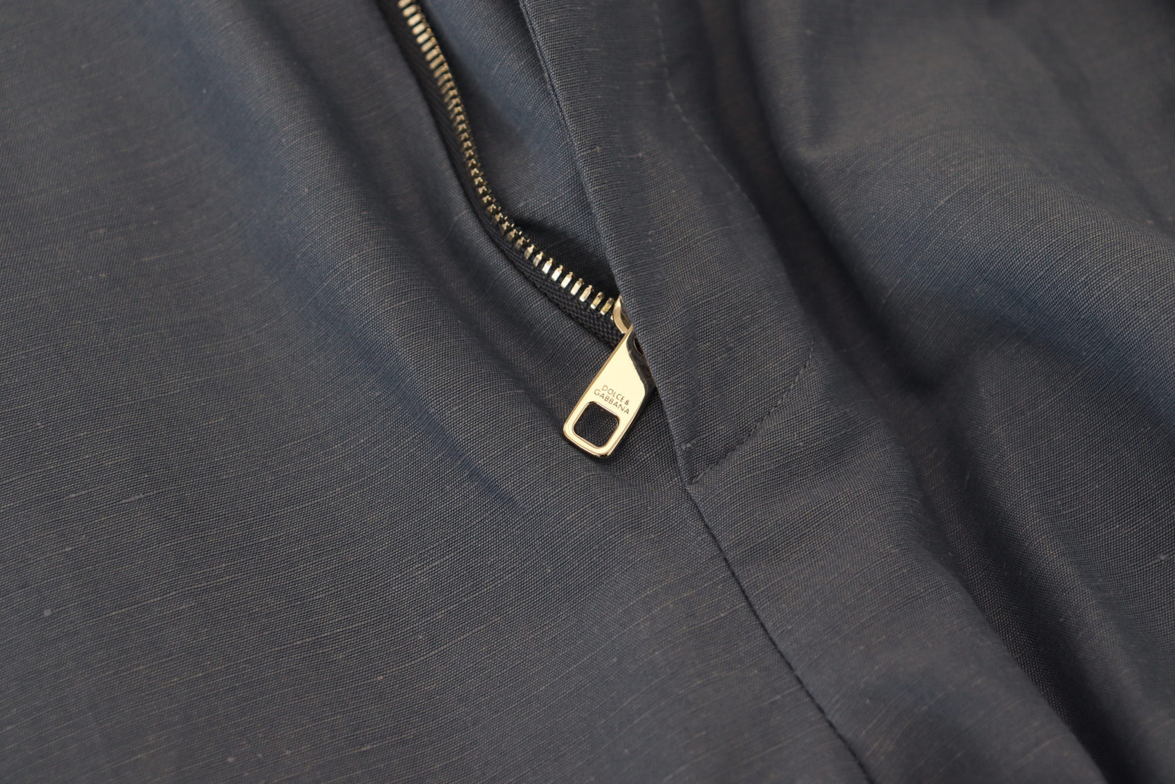 Elegante blaue Hose aus Leinen-Baumwoll-Mischgewebe