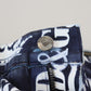 Elegante Jeanshose mit Kronen-Print