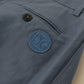 Elegante blaue Leinen-Baumwollhose