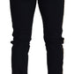 Elegante schwarze Hose aus Wollmischung