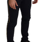 Elegante schwarze Hose aus Wollmischung
