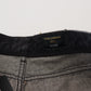 Elegante Jeanshose mit mehrfarbigem Print