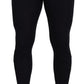 Elegante schwarze Designerhose