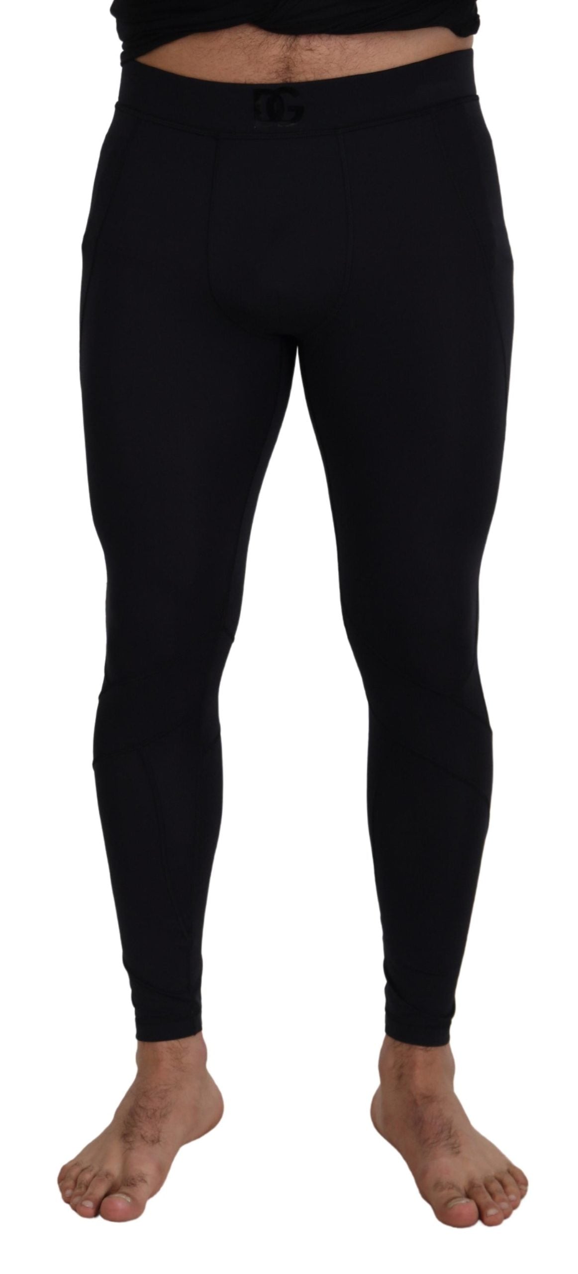 Elegante schwarze Designerhose