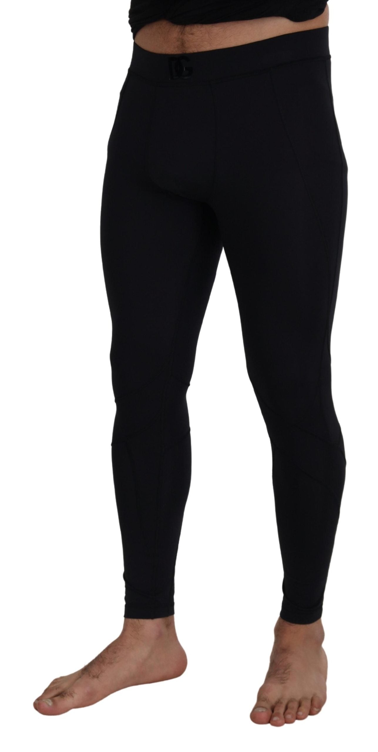 Elegante schwarze Designerhose