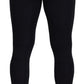 Elegante schwarze Designerhose