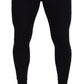 Elegante schwarze Designerhose