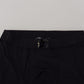 Elegante schwarze Designerhose