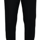 Elegante schwarze Hose aus Schurwollmischung