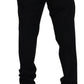 Elegante schwarze Hose aus Schurwollmischung