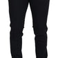 Elegante schwarze Hose aus Wollmischung