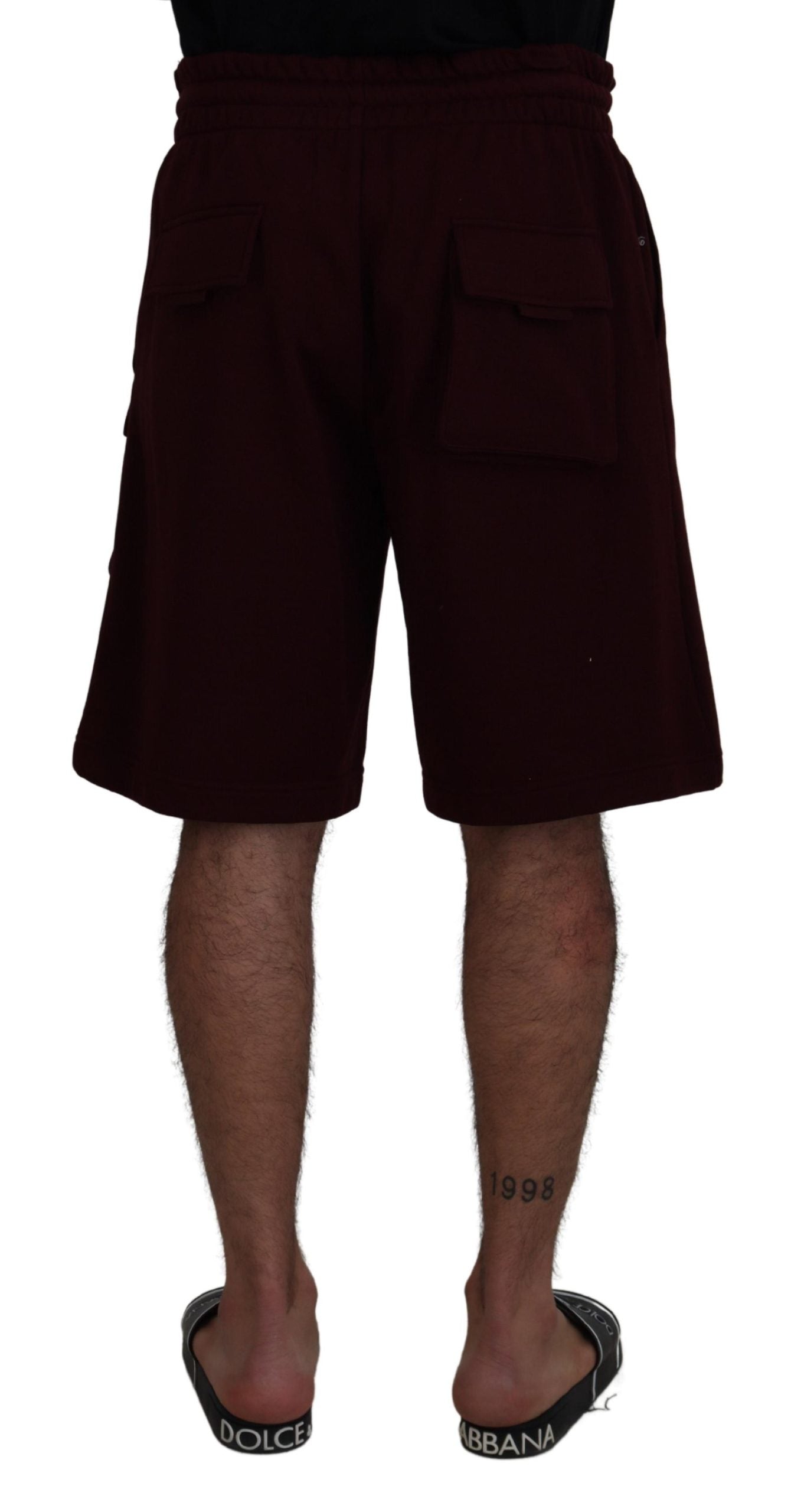 Elegante, kastanienbraune Shorts