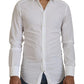 Elegantes weißes Baumwollhemd Slim Fit