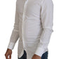 Elegantes weißes Baumwollhemd Slim Fit