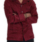 Eleganter roter Seidennachthemd-Pyjama