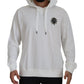 Stupendo maglione con cappuccio bianco