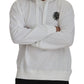 Stupendo maglione con cappuccio bianco