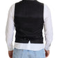 Elegant Black Single Breasted Dress Vest