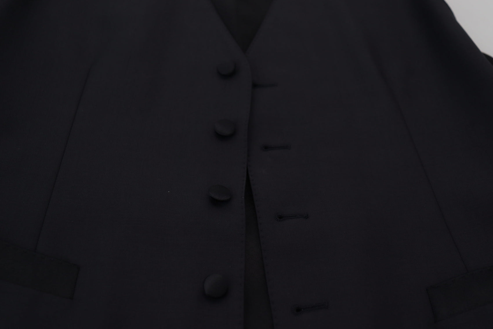 Elegante schwarze einreihige Weste