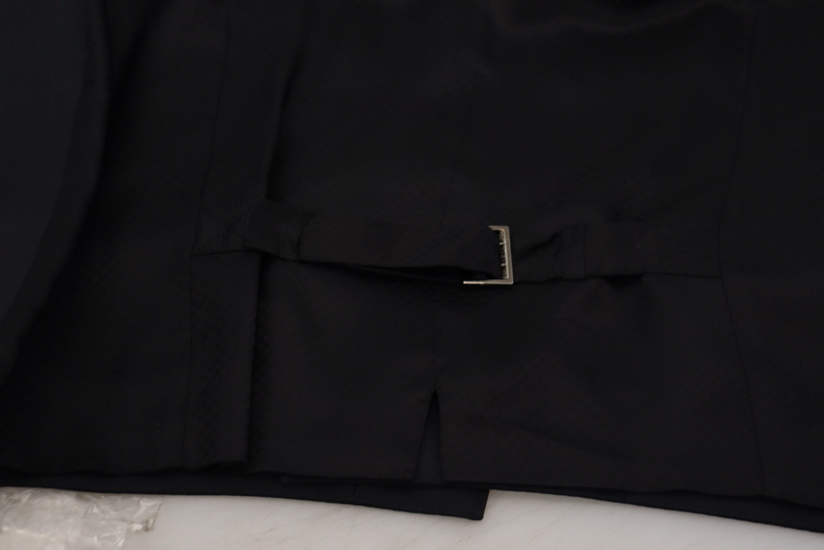 Elegante schwarze einreihige Weste