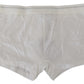 Elegant White Cotton Blend Boxer Shorts