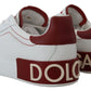 Sneakers eleganti in pelle Portofino bianche