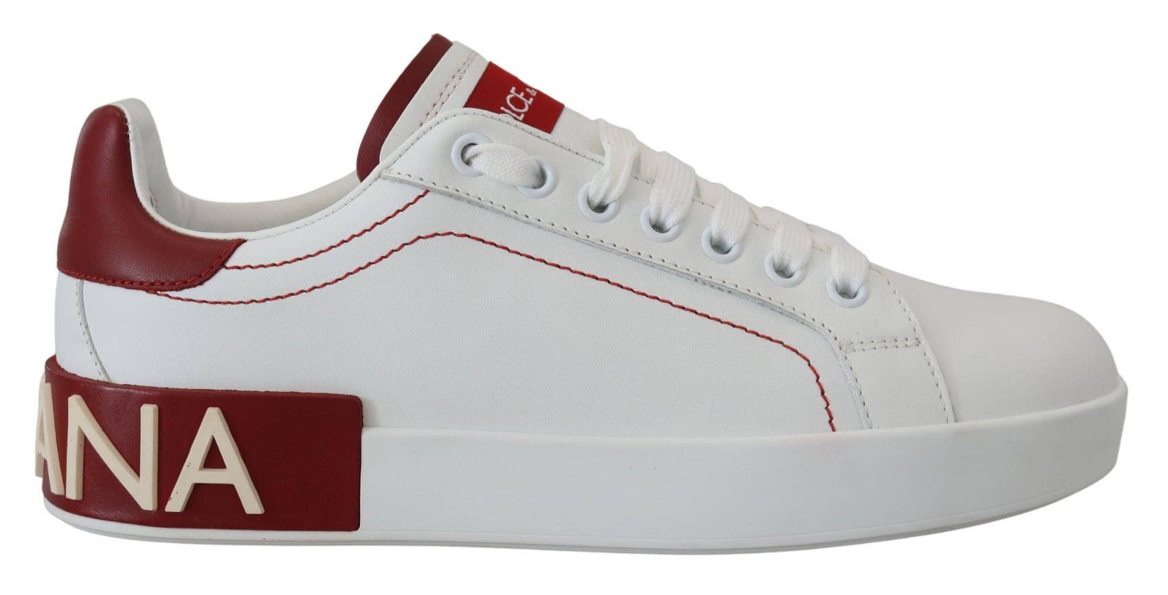 Sneakers eleganti in pelle Portofino bianche