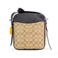 Hudson 21 Signature Varsity Stripe Coated Canvas Crossbody Bag