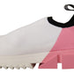 Elegant Sorrento Slip-On Sneakers in White & Pink