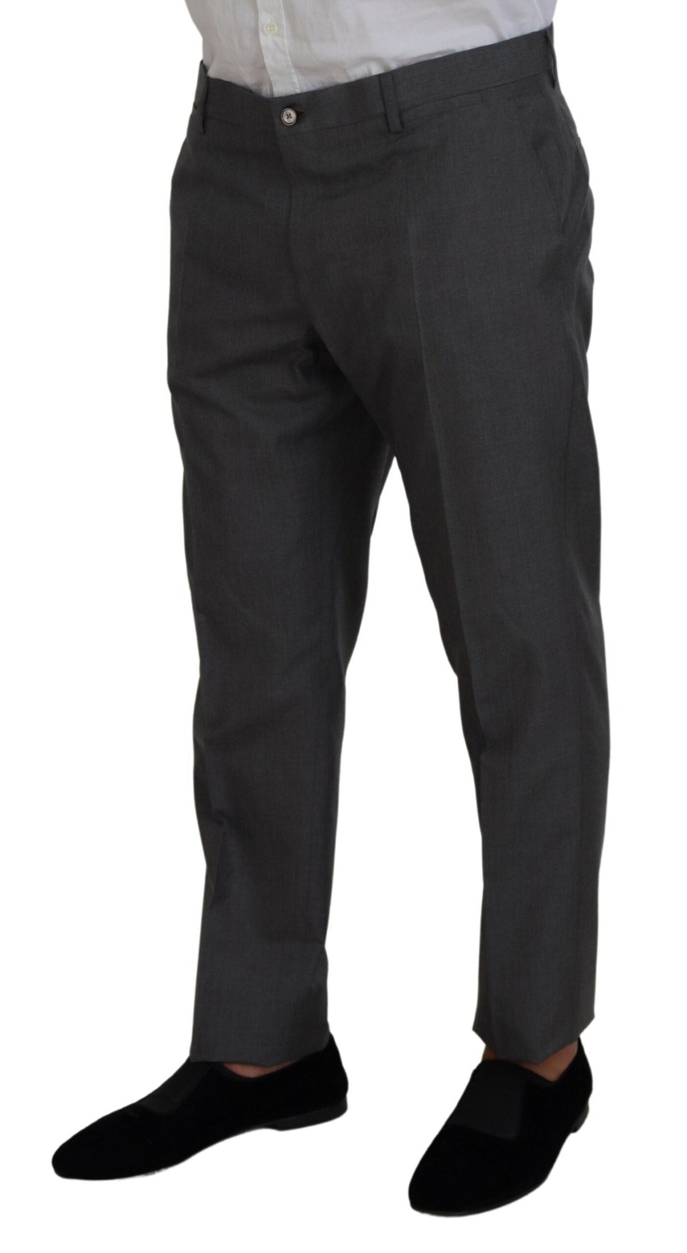 Abito tre pezzi slim fit Martini argento elegante